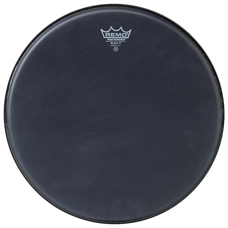 remo-13-black-x-snare-drum-head Remo 13" Black X Snare Drum Head