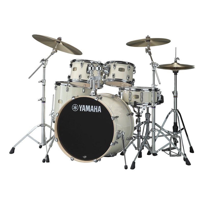 yamaha-stage-custom-birch-5-piece-shell-pack-with-20-inch-kick-classic-white Yamaha Stage Custom Birch 5-Piece Shell Pack with 20-Inch Kick - Classic White