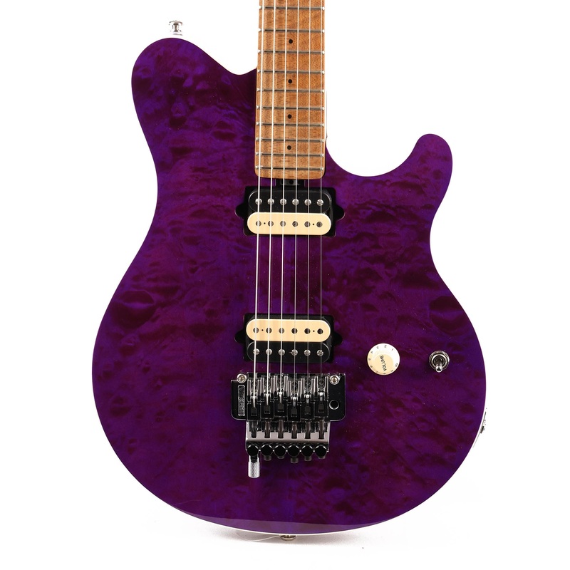 ernie-ball-music-man-axis-guitar-quilt-top-music-zoo-exclusive-amethyst-2019 Ernie Ball Music Man Axis Guitar Quilt Top Music Zoo Exclusive Amethyst 2019