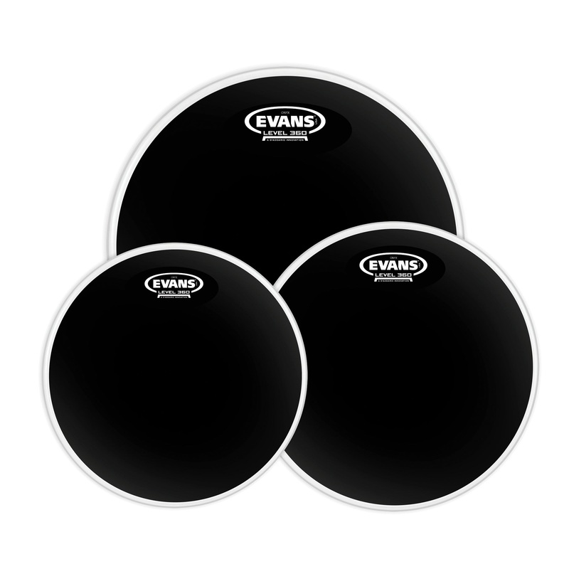 evans-12-13-16-black-chrome-tompack Evans 12", 13", 16" Black Chrome Tompack