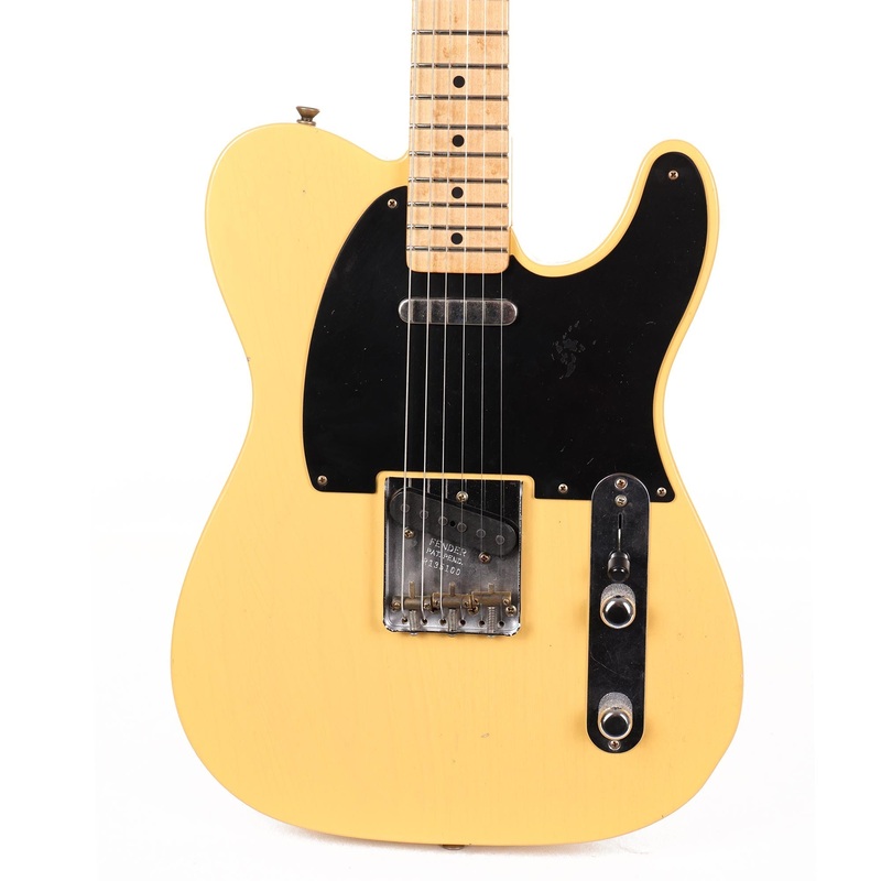 fender-custom-shop-1953-telecaster-journeyman-relic-nocaster-blonde-masterbuilt-vincent-van-trigt Fender Custom Shop 1953 Telecaster Journeyman Relic Nocaster Blonde Masterbuilt Vincent Van Trigt