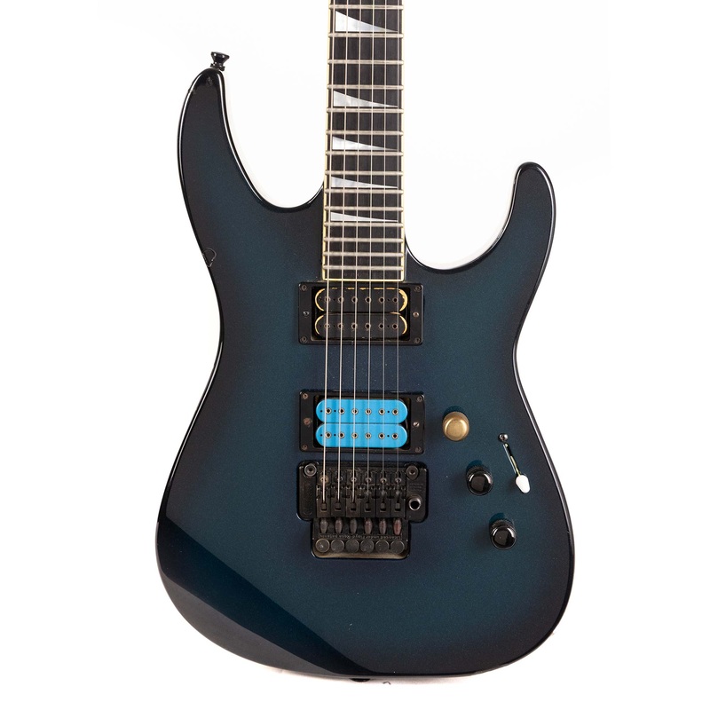 1991-jackson-usa-soloist-refinished-blue-burst 1991 Jackson USA Soloist Refinished Blue Burst
