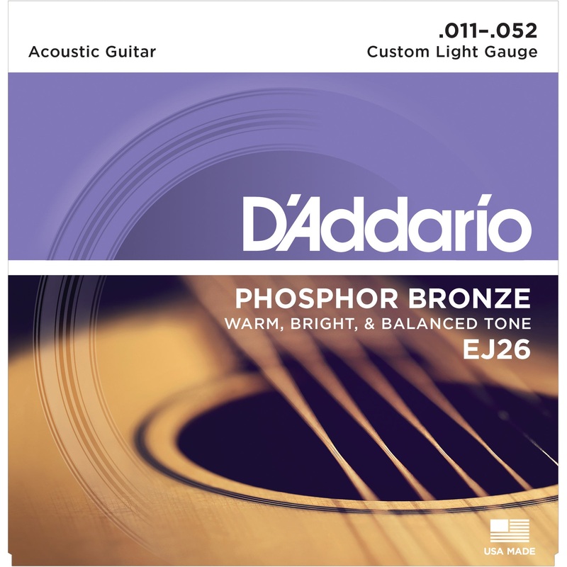 d-addario-ej26-phosphor-bronze-acoustic-guitar-strings-custom-light-19299 D'Addario EJ26 Phosphor Bronze Acoustic Guitar Strings, Custom Light, 19299