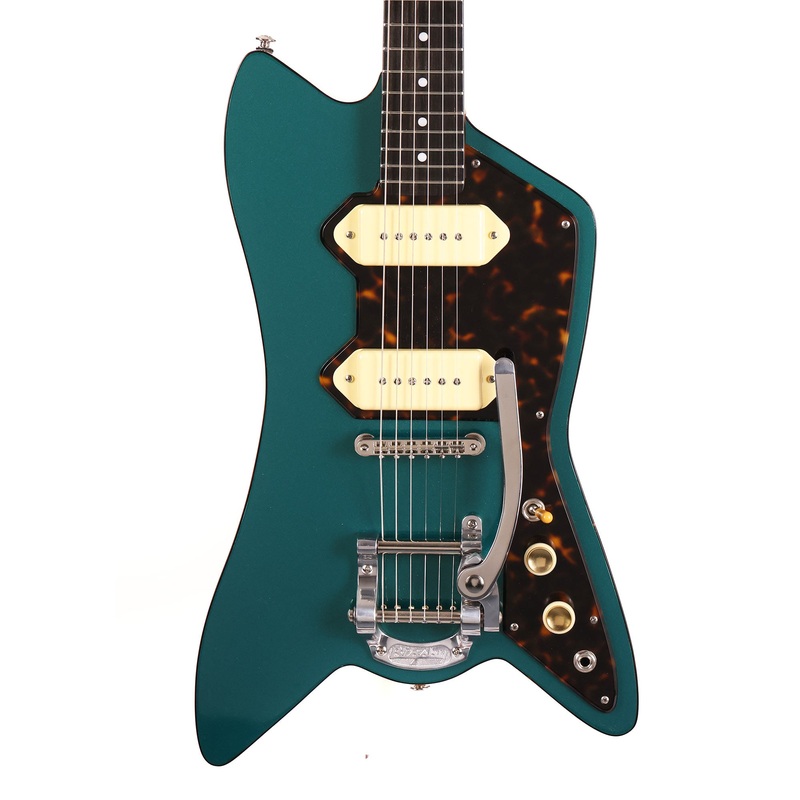 fab-guitars-cadillac-p-90s-sherwood-green-used Fab Guitars Cadillac P-90s Sherwood Green Used