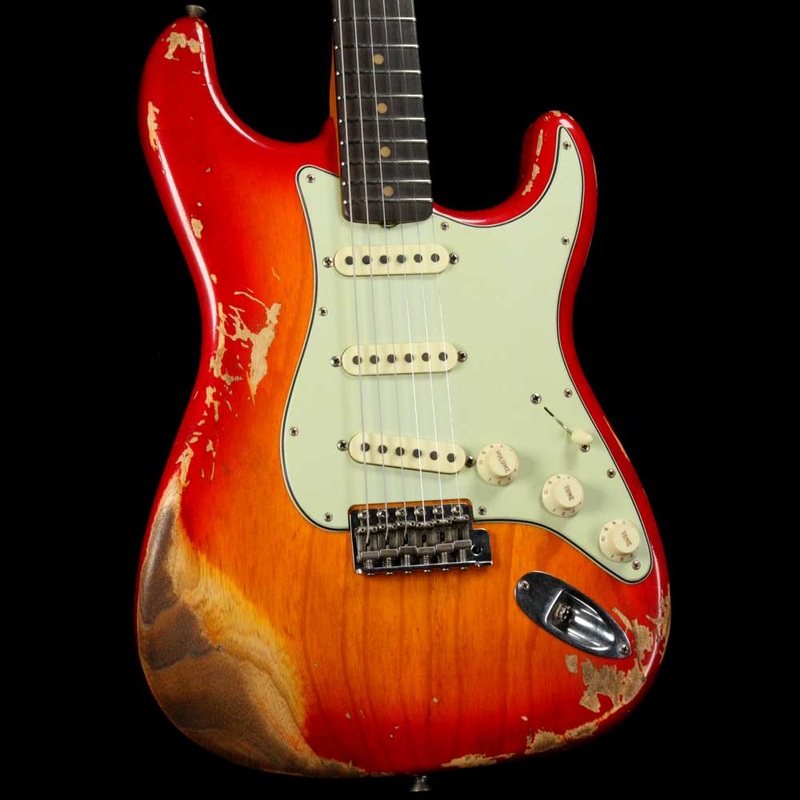 fender-custom-shop-62-stratocaster-heavy-relic-aged-cherry-burst Fender Custom Shop '62 Stratocaster Heavy Relic Aged Cherry Burst