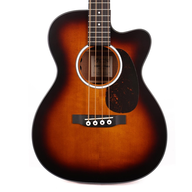 martin-000cjr-10e-burst-acoustic-electric-bass-guitar-burst-used Martin 000CJR-10E Burst Acoustic-Electric Bass Guitar Burst Used