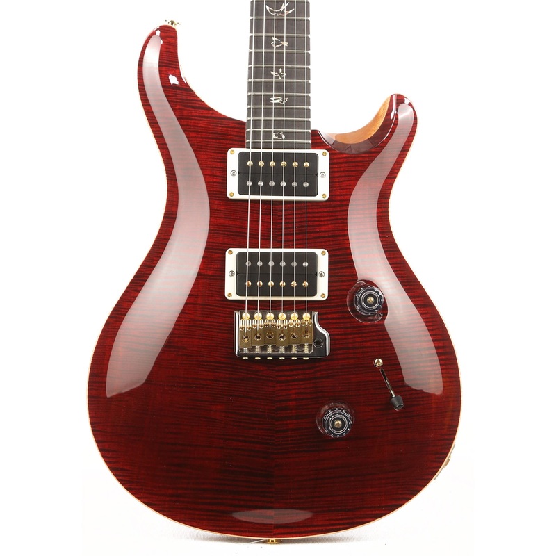 prs-custom-24-wood-library-west-coast-flame-maple-and-rosewood-neck-red-tiger PRS Custom 24 Wood Library West Coast Flame Maple and Rosewood Neck Red Tiger