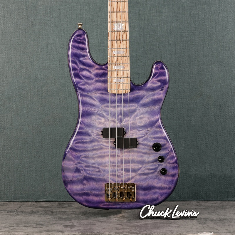 spector-usa-custom-coda4-deluxe-bass-guitar-rain-glow-chucksclusive-023 Spector USA Custom Coda4 Deluxe Bass Guitar - Rain Glow - CHUCKSCLUSIVE - #023