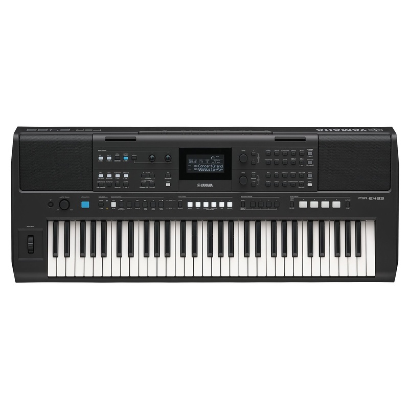 yamaha-psr-e483-61-key-portable-keyboard Yamaha PSR-E483 61-Key Portable Keyboard
