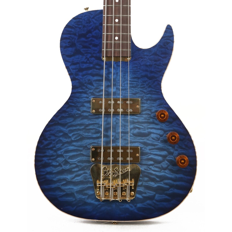 b-g-guitars-big-sister-private-build-electric-bass-guitar-atlantis-blue B&G Guitars Big Sister Private Build Electric Bass Guitar Atlantis Blue