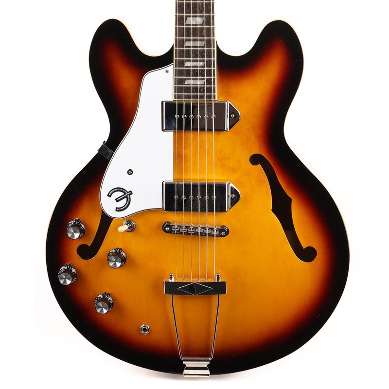 epiphone-casino-vintage-sunburst-left-handed-used Epiphone Casino Vintage Sunburst Left-Handed Used