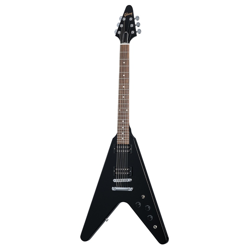 gibson-80s-flying-v-electric-guitar-ebony Gibson 80s Flying V Electric Guitar - Ebony