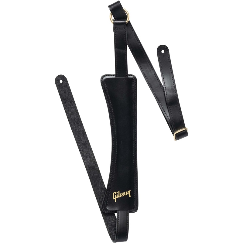 gibson-the-modern-vintage-mini-guitar-strap-black Gibson The Modern Vintage Mini Guitar Strap Black