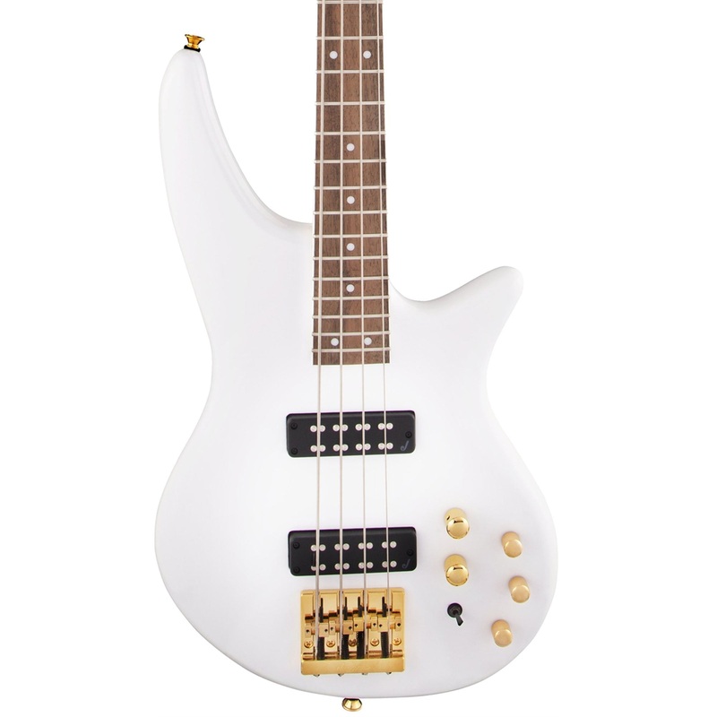 jackson-js-series-spectra-bass-js3-laurel-fingerboard-snow-white-used Jackson JS Series Spectra Bass JS3 Laurel Fingerboard Snow White Used
