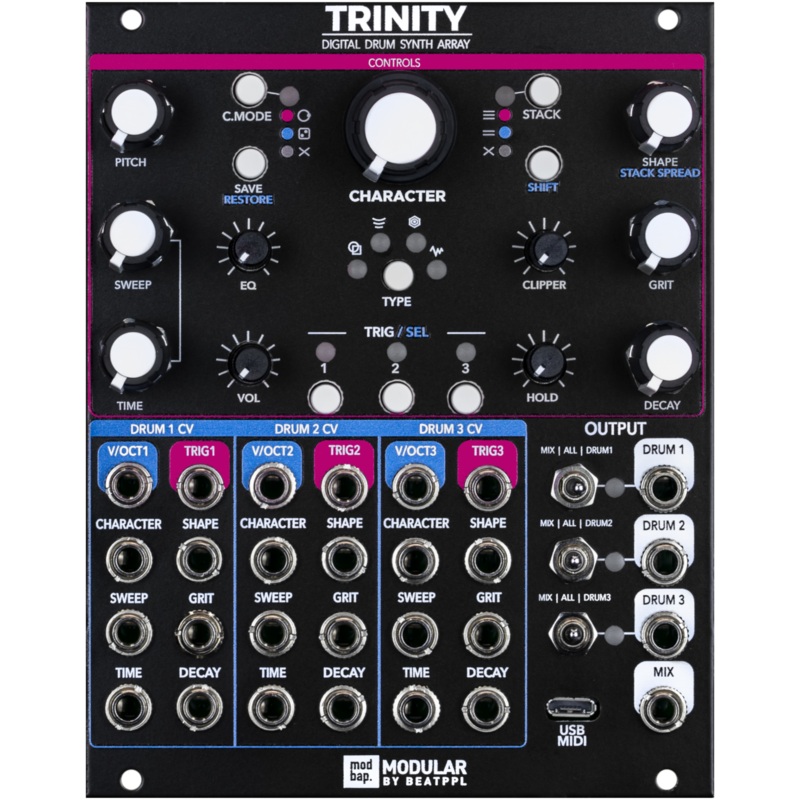 modbap-trinity-digital-drum-synth-array Modbap Trinity Digital Drum Synth Array