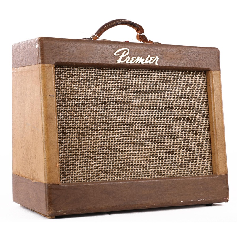 1960s-premier-twin-8r-with-reverb-amplifier 1960s Premier Twin 8R with Reverb Amplifier