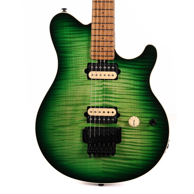 ernie-ball-music-man-axis-matcha-flame-2024 Ernie Ball Music Man Axis Matcha Flame 2024