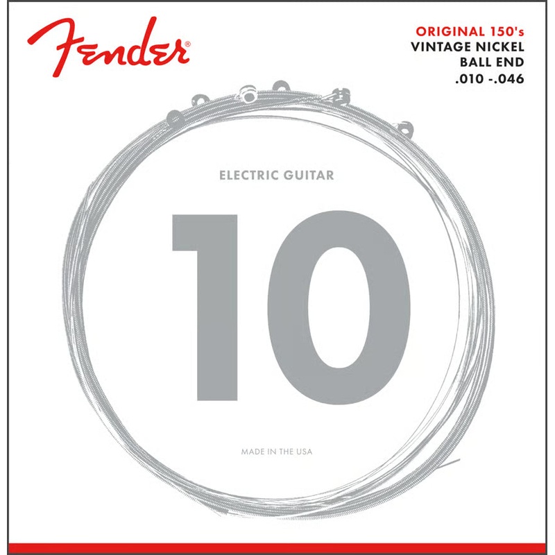 fender-original-150-s-pure-nickel-wound-electric-guitar-strings-150r-010-046 Fender Original 150's Pure Nickel Wound Electric Guitar Strings - (150R) .010-.046