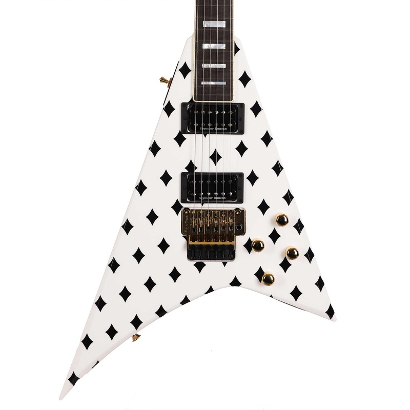jackson-custom-shop-randy-rhoads-rr-1-5-music-zoo-exclusive-white-with-black-diamonds Jackson Custom Shop Randy Rhoads RR 1.5 Music Zoo Exclusive White with Black Diamonds