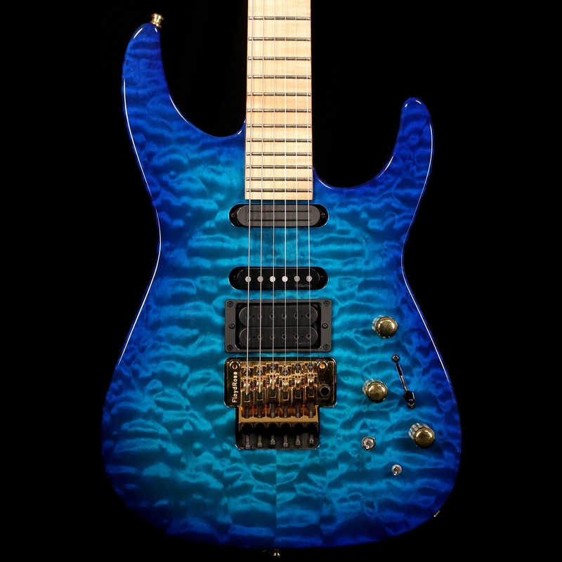 jackson-usa-pc1-phil-collen-transparent-blue-2014 Jackson USA PC1 Phil Collen Transparent Blue 2014