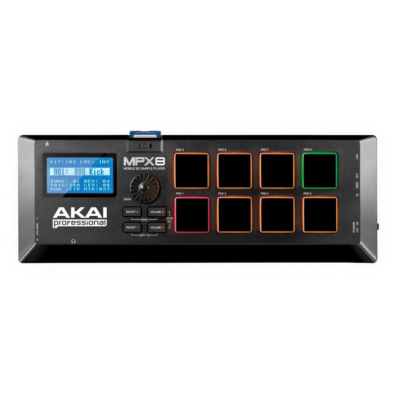 akai-mpx8-pad-controller Akai MPX8 Pad Controller