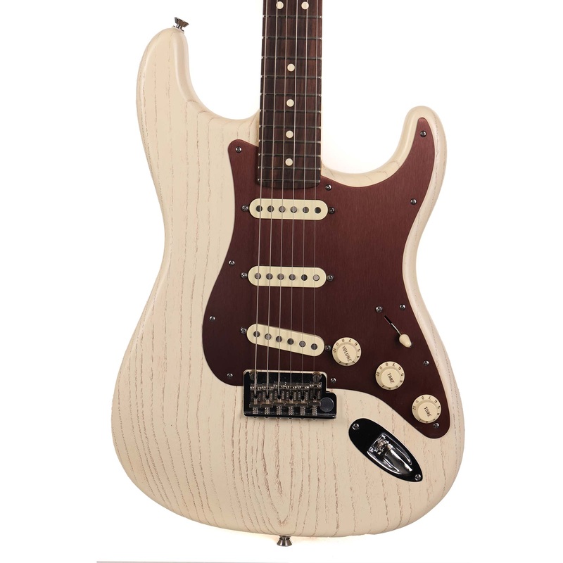 fender-fsr-american-stratocaster-rustic-ash-olympic-white-2013 Fender FSR American Stratocaster Rustic Ash Olympic White 2013