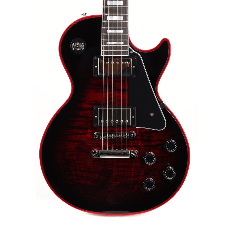 gibson-custom-shop-les-paul-custom-figured-red-widow Gibson Custom Shop Les Paul Custom Figured Red Widow