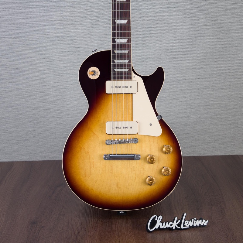 gibson-les-paul-standard-50s-p-90-electric-guitar-tobacco-burst-228340042 Gibson Les Paul Standard 50s P-90 Electric Guitar - Tobacco Burst - #228340042