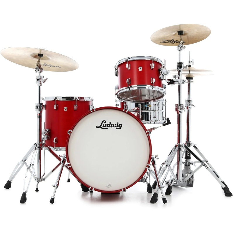 ludwig-neusonic-3-piece-fab-shell-pack-satin-diablo-red Ludwig Neusonic 3-Piece Fab Shell Pack - Satin Diablo Red