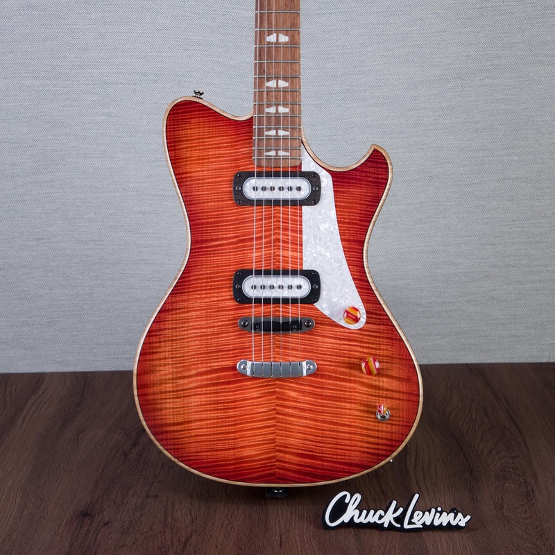 powers-electric-a-type-select-maple-hartail-electric-guitar-cosmo-orange-b208 Powers Electric A-Type Select Maple Hartail Electric Guitar - Cosmo Orange - #B208