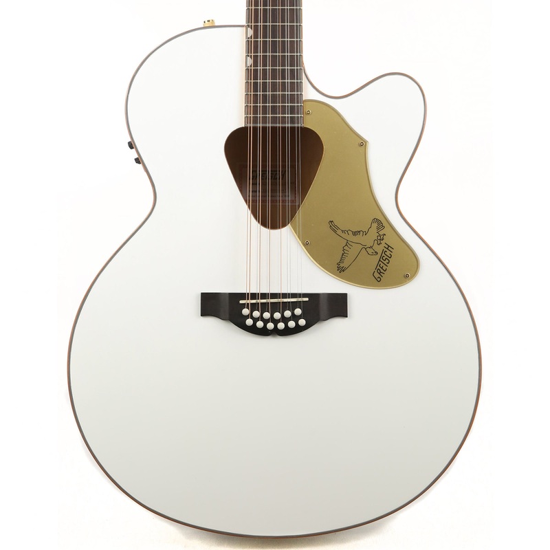 gretsch-g5022cwfe-12-rancher-falcon-jumbo-12-string-cutaway-acoustic-electric-white-used Gretsch G5022CWFE-12 Rancher Falcon Jumbo 12-String Cutaway Acoustic-Electric White Used