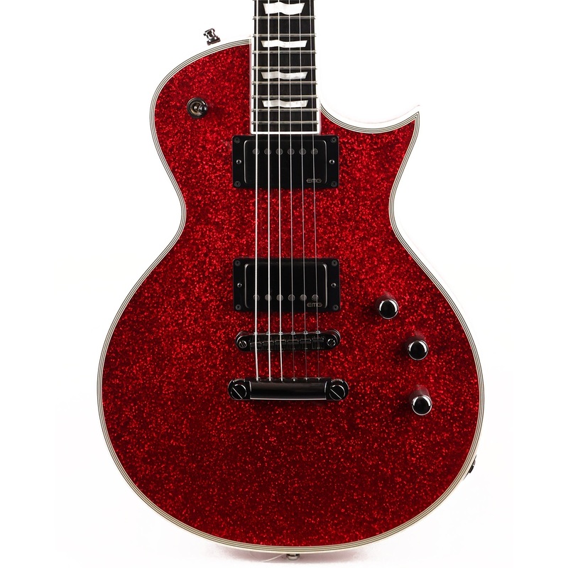 esp-e-ii-eclipse-db-red-sparkle-used ESP E-II Eclipse DB Red Sparkle Used