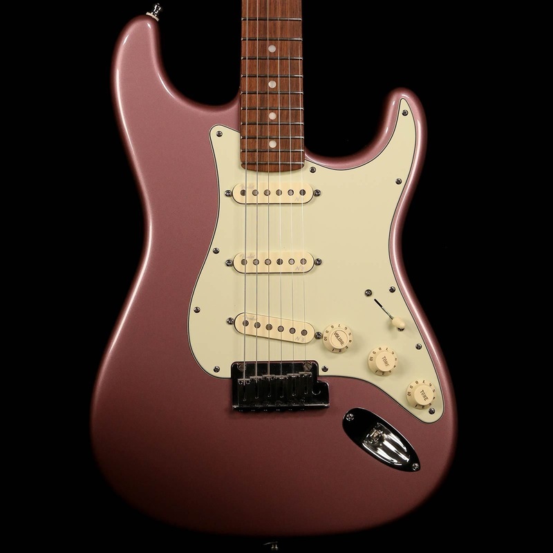 fender-american-deluxe-stratocaster-burgundy-mist-2013 Fender American Deluxe Stratocaster Burgundy Mist 2013