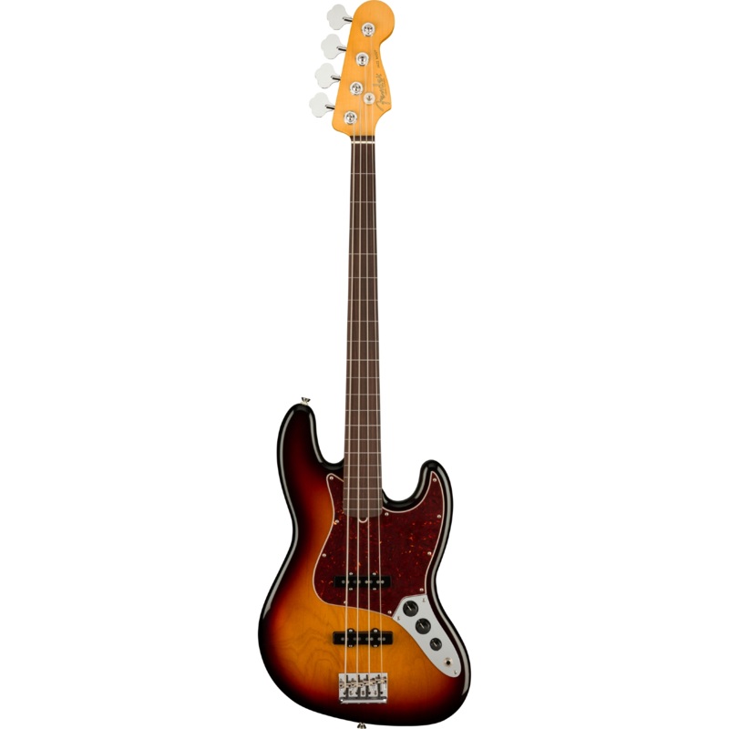 fender-american-professional-ii-fretless-jazz-bass-rosewood-fingerboard-3-color-sunburst Fender American Professional II Fretless Jazz Bass, Rosewood Fingerboard - 3-Color Sunburst