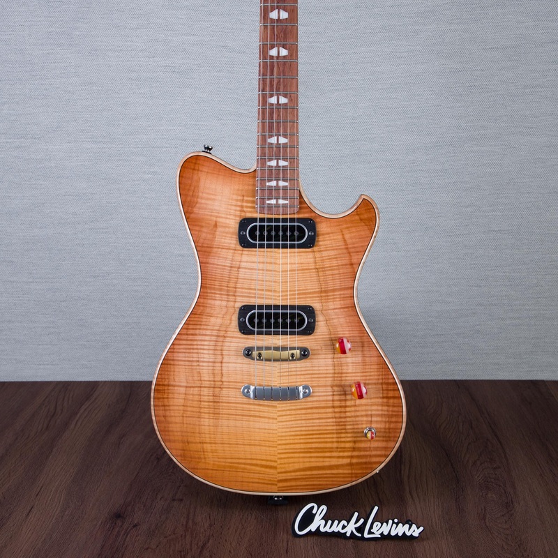 powers-electric-a-type-hardtail-electric-guitar-pale-ale-b129 Powers Electric A-Type HardTail Electric Guitar - Pale Ale - #B129