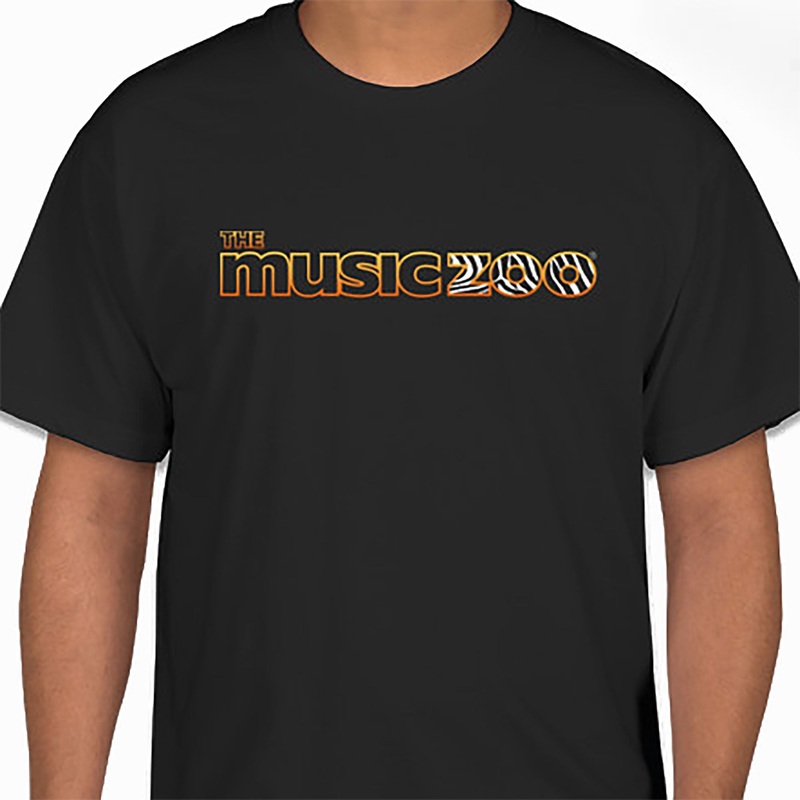 the-music-zoo-logo-t-shirt-black The Music Zoo Logo T-Shirt Black
