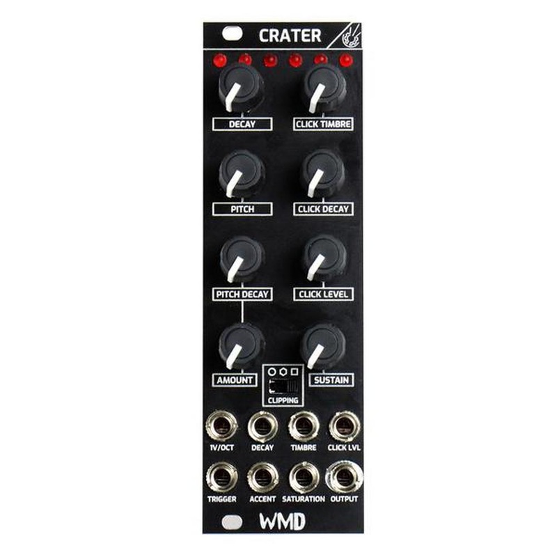 wmd-crater-bass-drum-synth-module WMD Crater Bass Drum Synth Module