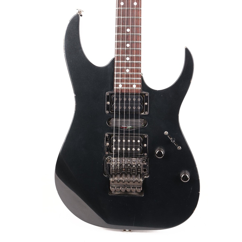 1998-ibanez-rg470-black 1998 Ibanez RG470 Black