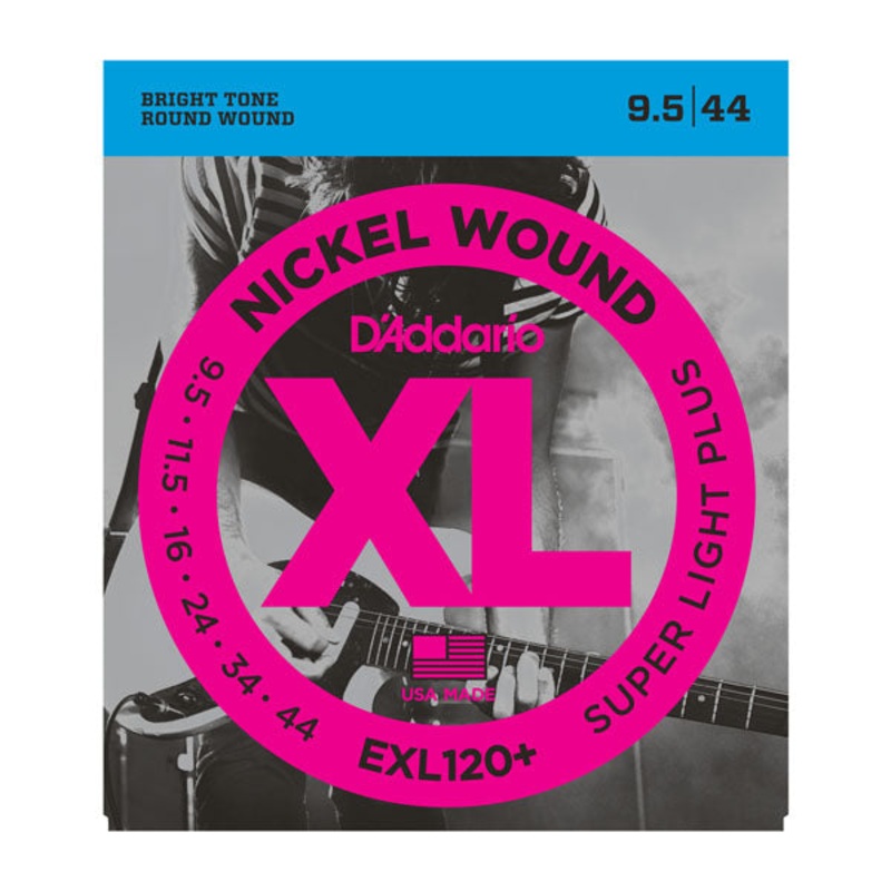 d-addario-exl120-nickel-wound-electric-guitar-strings-super-light-plus-9-5-44 D'addario EXL120+ Nickel Wound Electric Guitar Strings, Super Light Plus, 9.5-44