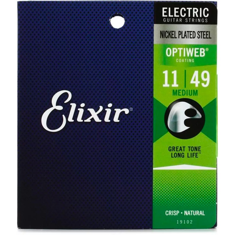 elixir-optiweb-electric-guitar-strings-medium Elixir OptiWeb Electric Guitar Strings Medium