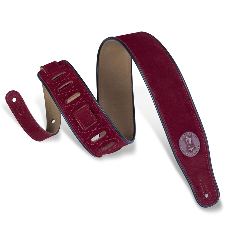 levy-s-mss3-brg-guitar-strap-burgundy Levy's MSS3-BRG Guitar Strap Burgundy