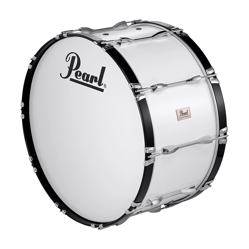 pearl-competitor-series-26x14-inch-marching-bass-drum-pure-white Pearl Competitor Series 26x14-Inch Marching Bass Drum - Pure White