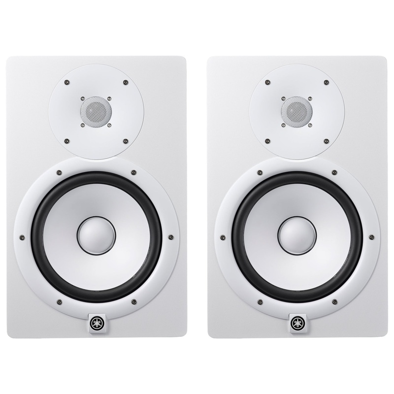 yamaha-hs8-8-inch-studio-monitor-pair-white-mint-open-box-used Yamaha HS8 8-Inch Studio Monitor Pair - White - Mint, Open Box - Used