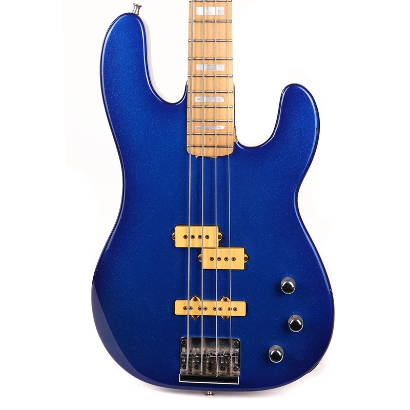 1982-charvel-pre-production-bass-blue-metal-flake 1982 Charvel Pre-Production Bass Blue Metal Flake