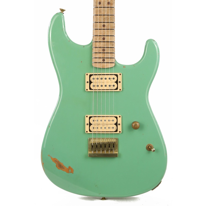 charvel-custom-shop-san-dimas-nitro-aged-hardtail-guitar-celadon-green-2014 Charvel Custom Shop San Dimas Nitro Aged Hardtail Guitar Celadon Green 2014