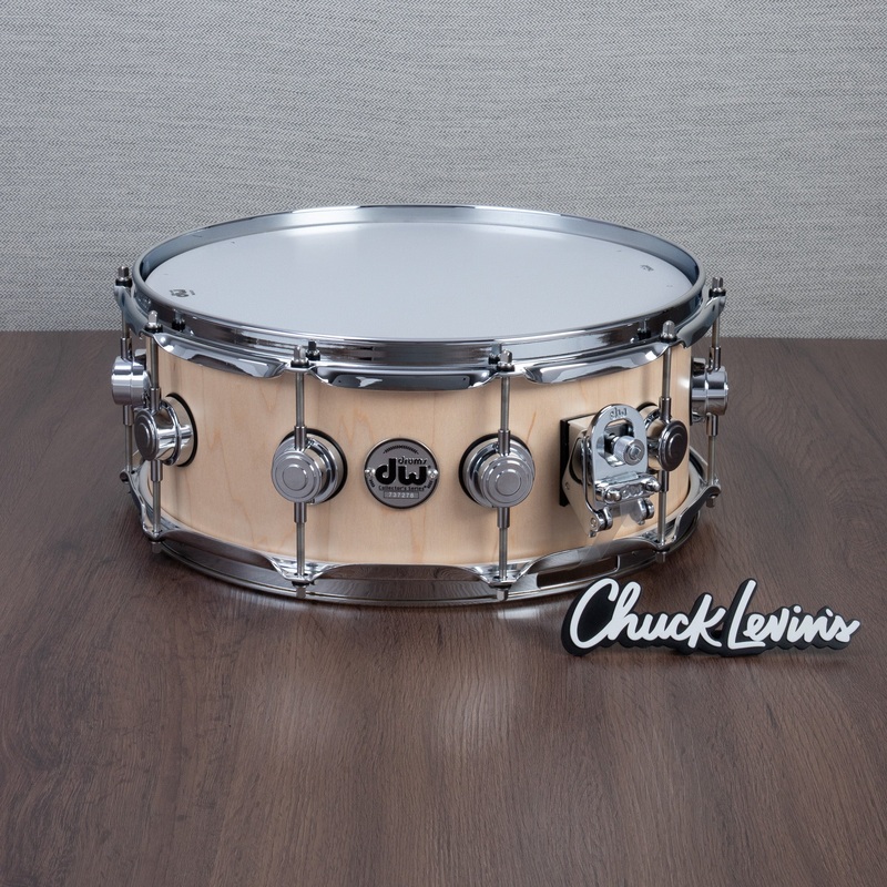 dw-5-5-x-14-inch-collector-s-maple-super-solid-snare-drum DW 5.5 x 14-Inch Collector's Maple Super Solid Snare Drum