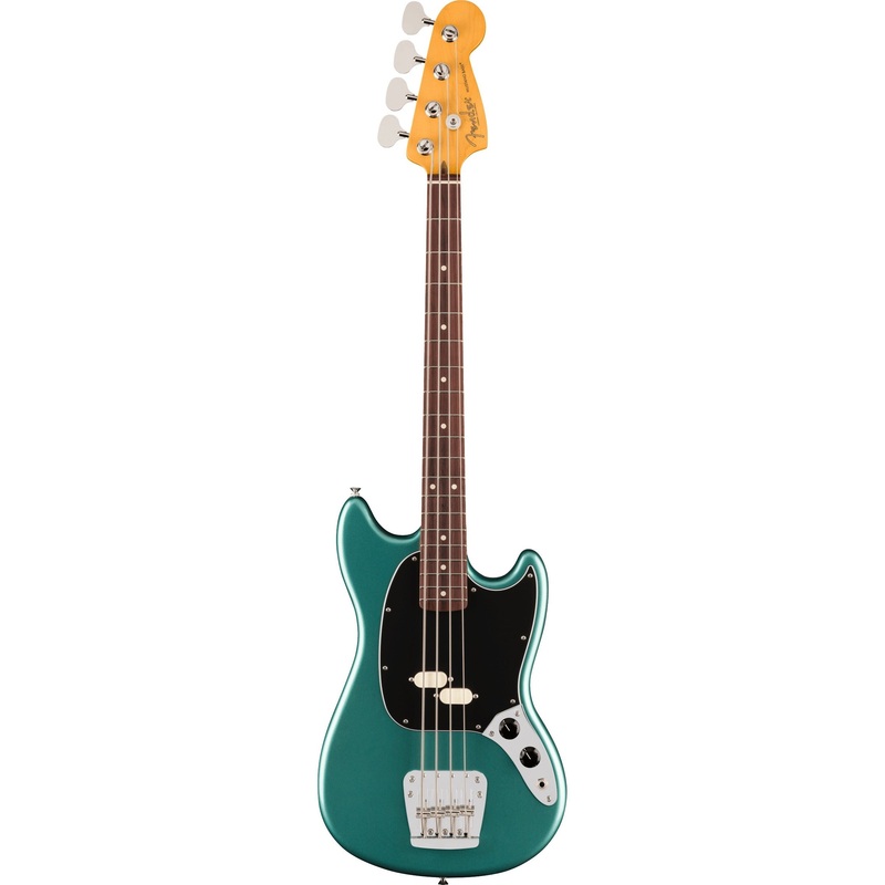 fender-american-professional-classic-mustang-electric-bass-guitar-rosewood-fingerboard-faded-sherwood-metallic-green Fender American Professional Classic Mustang Electric Bass Guitar, Rosewood Fingerboard - Faded Sherwood Metallic Green
