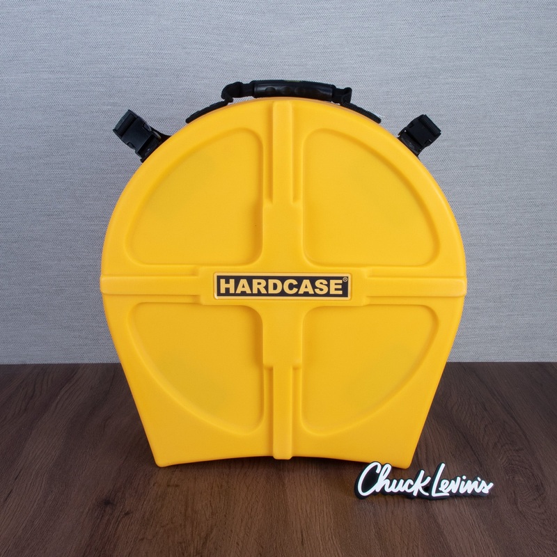 hardcase-hnp14sy-14-inch-snare-drum-case-yellow Hardcase HNP14SY 14-Inch Snare Drum Case - Yellow
