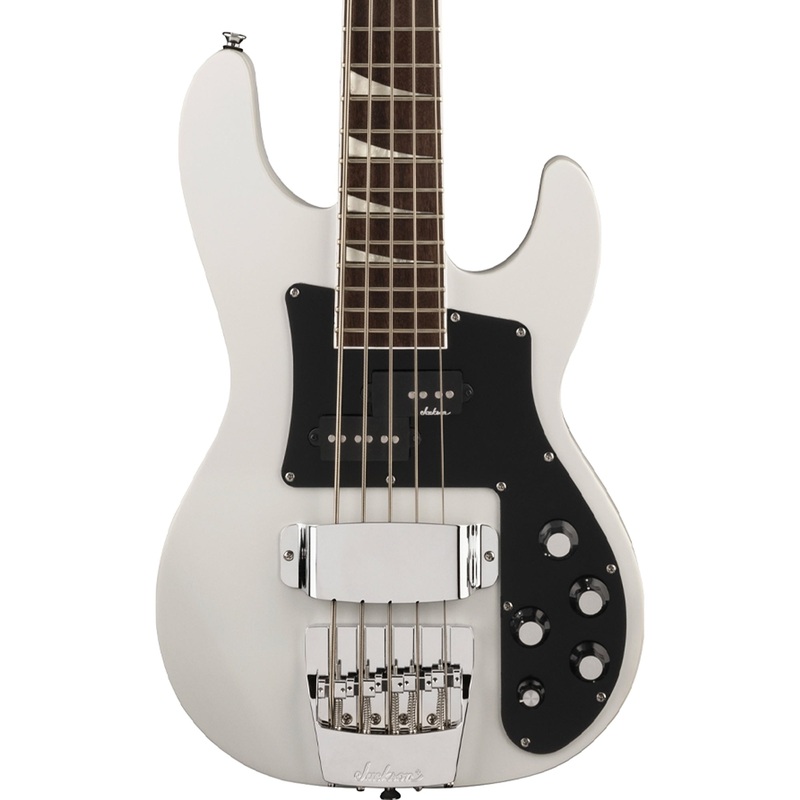 jackson-x-series-concert-bass-cbxnt-dx-v-snow-white-used Jackson X Series Concert Bass CBXNT DX V Snow White Used