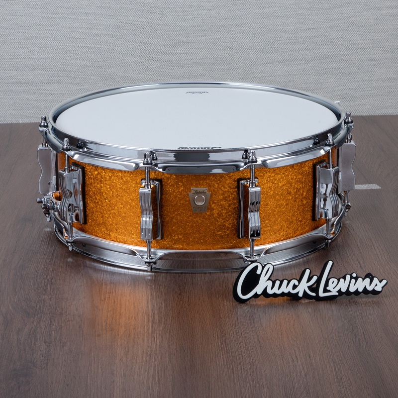 ludwig-classic-maple-5x14-inch-snare-drum-gold-maple Ludwig Classic Maple 5x14-Inch Snare Drum - Gold Maple